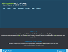 Tablet Screenshot of greeninghc.com